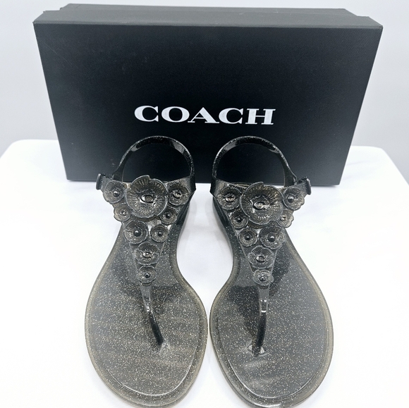 Coach Shoes - Coach Women's Black Jelly Sandals
